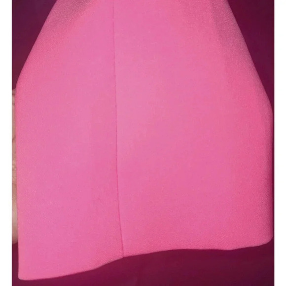 New $695 Retrofete Coat Women Hyper Pink Large Kristen Cutaway Bergdorf Goodman - Picture 8 of 15